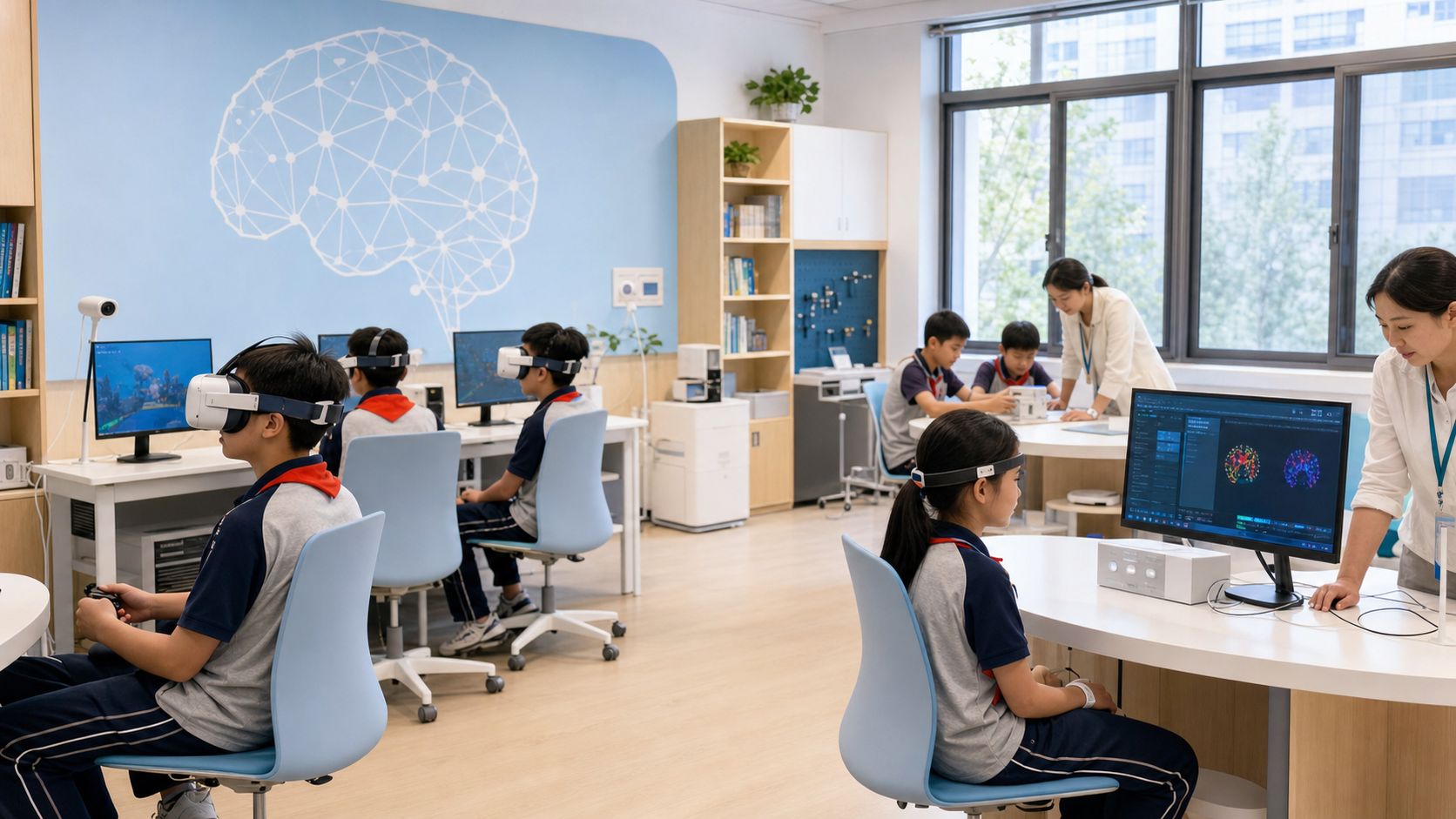学生训练空间场景示意