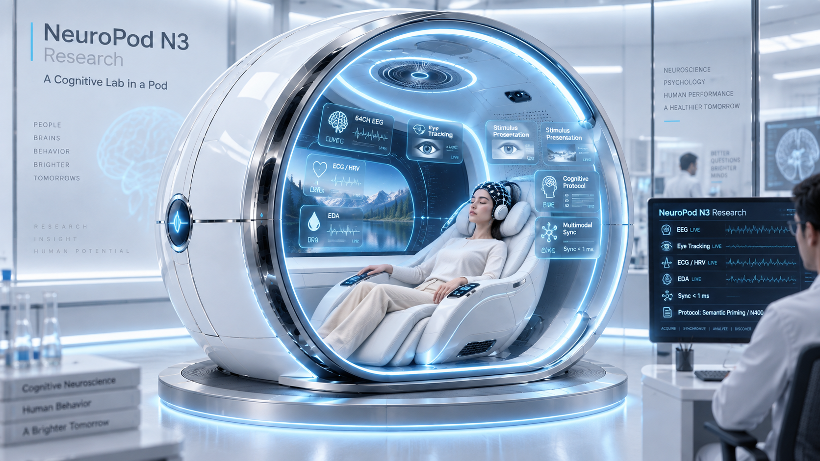 NeuroPod 认知实验舱 · 真实科研空间